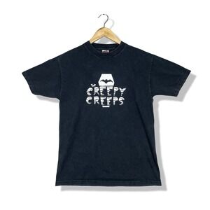 AAA The Creepy Creeps T-Shirt Mens Medium Black Punk Rock Band Goth Tee
